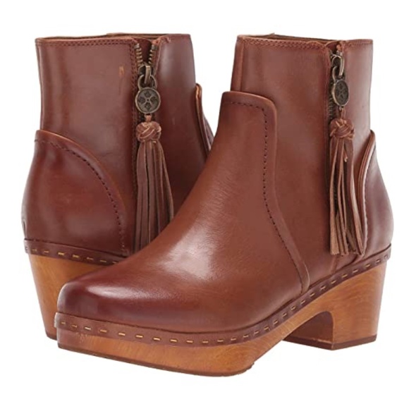 Patricia Nash Rafael Tassel Clog Boots 